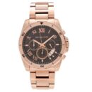 Michael Kors Men's Brecken Chronograph Rose Gold Watch - MK8563